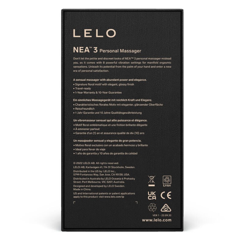 Stimulator Lelo Nea3 Black