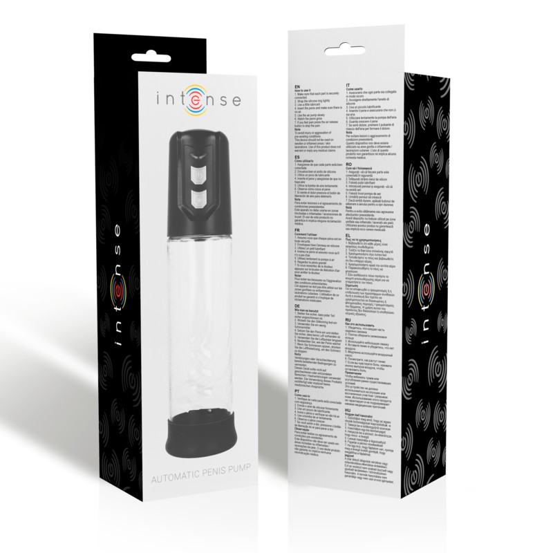 Mastrubator in črpalni pripomoček Intense automatic