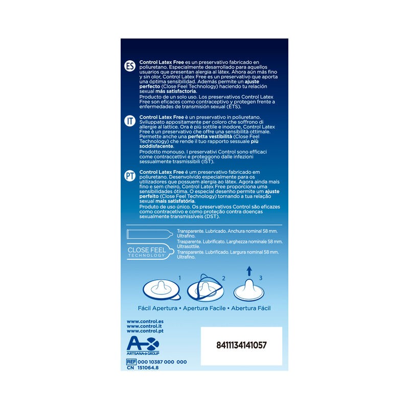 Kondomi Control Latex free