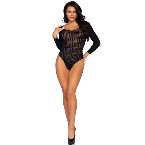 MOSAIC SNAP CROTH BODYSUIT ONE SIZE