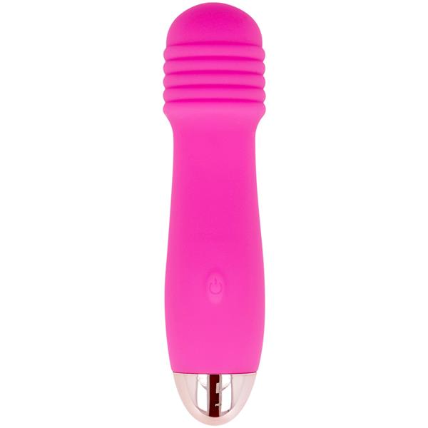 RECHARGEABLE VIBRATOR THREE PINK 7 SPEEDS