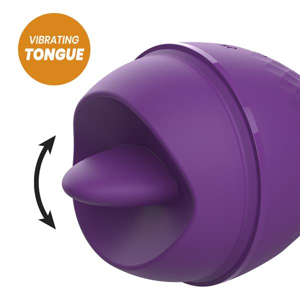 REWOLINGO VIBRATOR WITH TONGUE