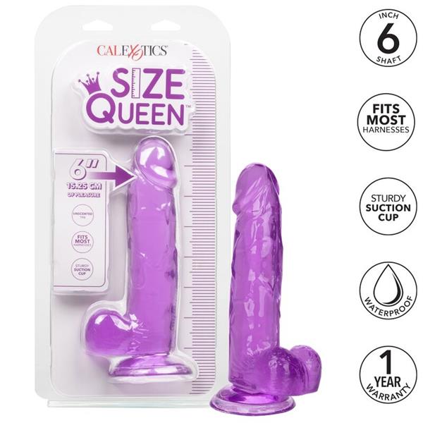 SIZE QUEEN DILDO LJUBIČASTI 15.3 CM