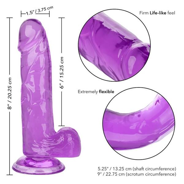 SIZE QUEEN DILDO LJUBIČASTI 15.3 CM