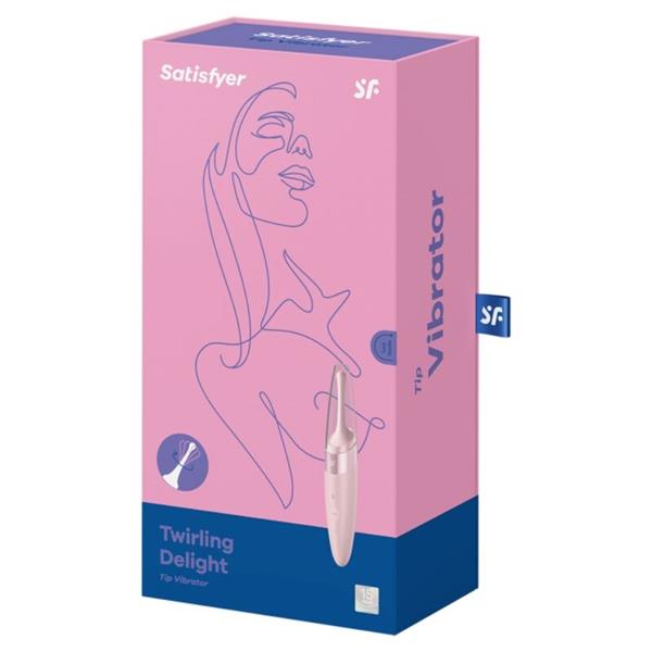 TWIRLING DELIGHT VIBRATOR ZA KLITORIS ROZA