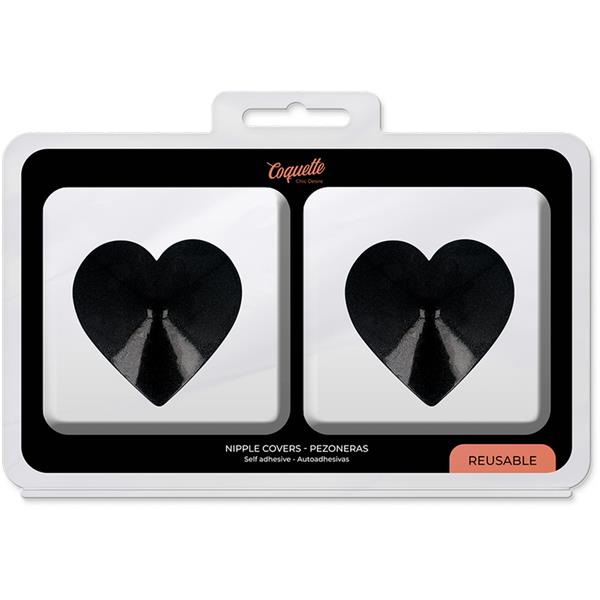 NIPPLE COVERS BLACK HEARTS
