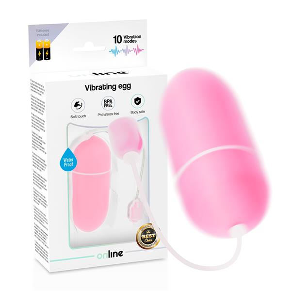 WATERPROOF VIBRATING EGG PINK