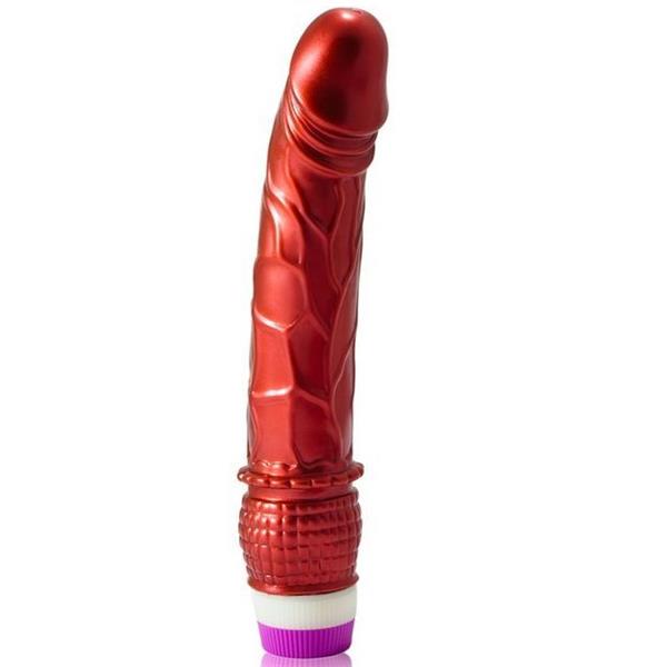 REALISTIČNI CRVENI VIBRATOR 23 CM