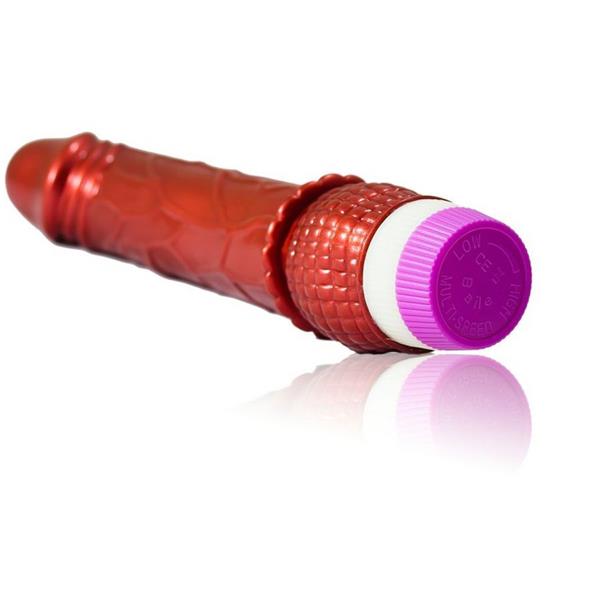 REALISTIČNI CRVENI VIBRATOR 23 CM