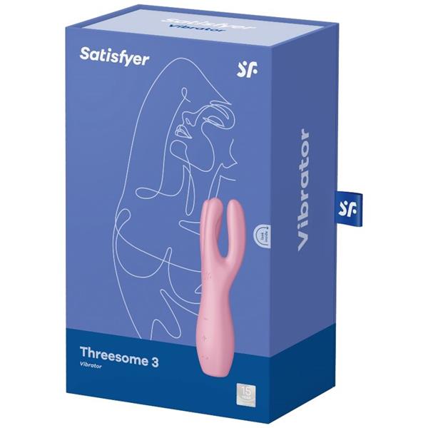 THREESOME 3 VIBRATOR PINK