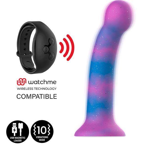 DION GALACTIC DILDO S - VIBRATOR WATCHME BREZŽIČNA TEHNOLOGIJA KOMPATIBILNA