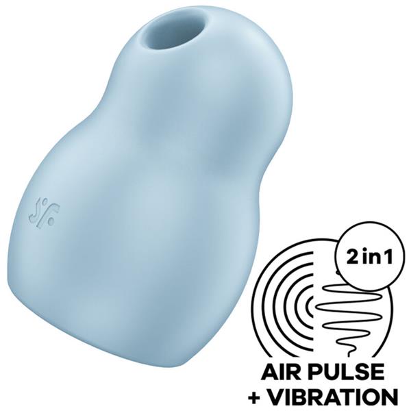 PRO TO GO 1 DOUBLE AIR PULSE STIMULATOR & VIBRATOR RED