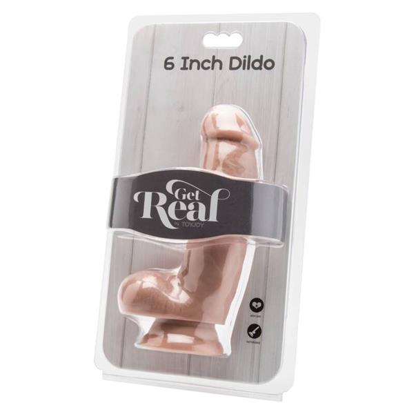 DILDO 12 CM S JAJCIMA KOŽA