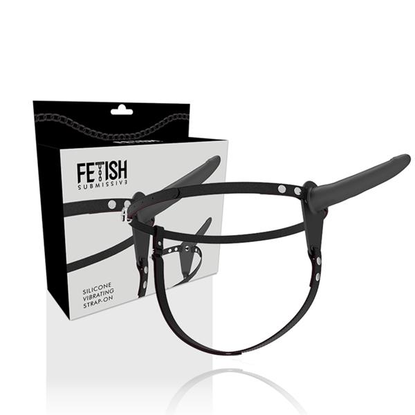 ČRN SILIKONSKI VIBRATOR 15 CM