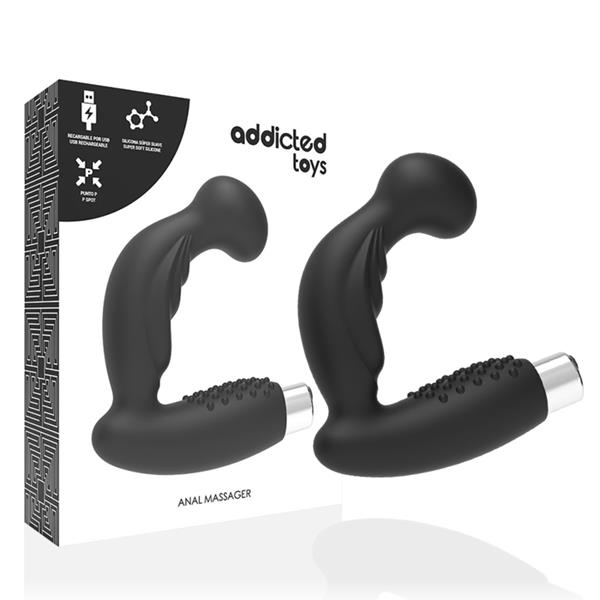 PROSTATIC VIBRATOR RECHARGEABLE MODEL 3 - BLACK