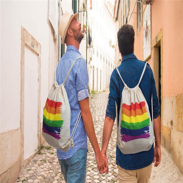 COTTON LGBT FLAG BACKPACK