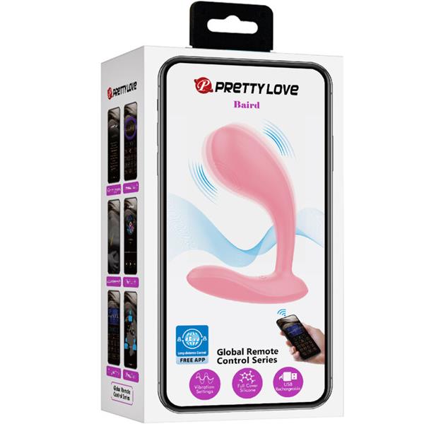 BAIRD G-SPOT 12 VIBRACIJ RECHARGEABLE PINK APP