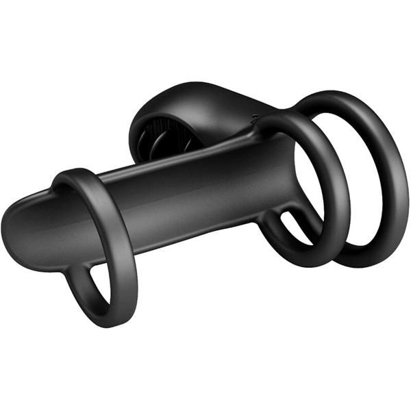 JAMMY PENIS SHEATH 12 VIBRATIONS WITH RECHARGEABLE SILICONE TONGUE