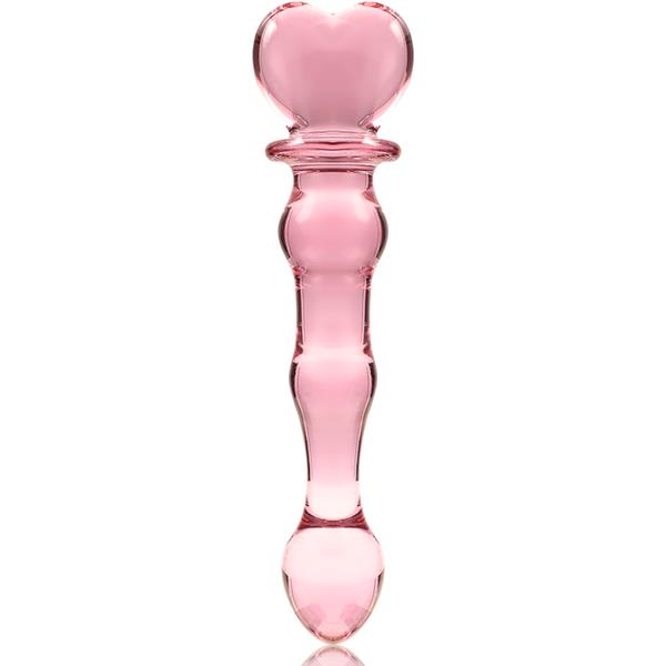 MODEL 21 DILDO BOROSILICATE GLASS CLEAR 20.5 CM -O- 3.5 CM