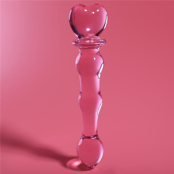 MODEL 21 DILDO BOROSILICATE GLASS CLEAR 20.5 CM -O- 3.5 CM