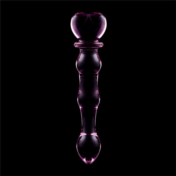 MODEL 21 DILDO BOROSILICATE GLASS CLEAR 20.5 CM -O- 3.5 CM