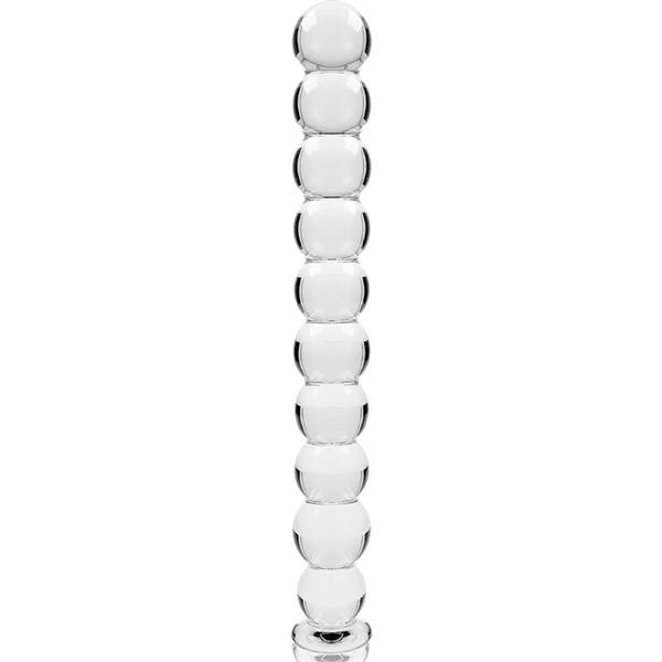 MODEL 22 DILDO OD BOROSILIKATNOG STAKLA PROZIRNO 21.5 CM -O- 2.5 CM