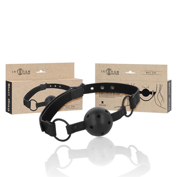 FETISH VEGAN LEATHER BALL GAG