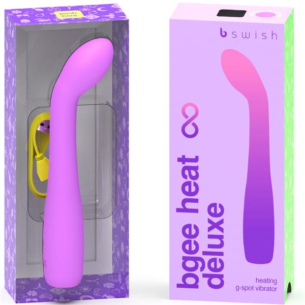 BGEE HEAT INFINITE DELUXE RECHARGEABLE VIBRATOR LAVENDER SILICONE