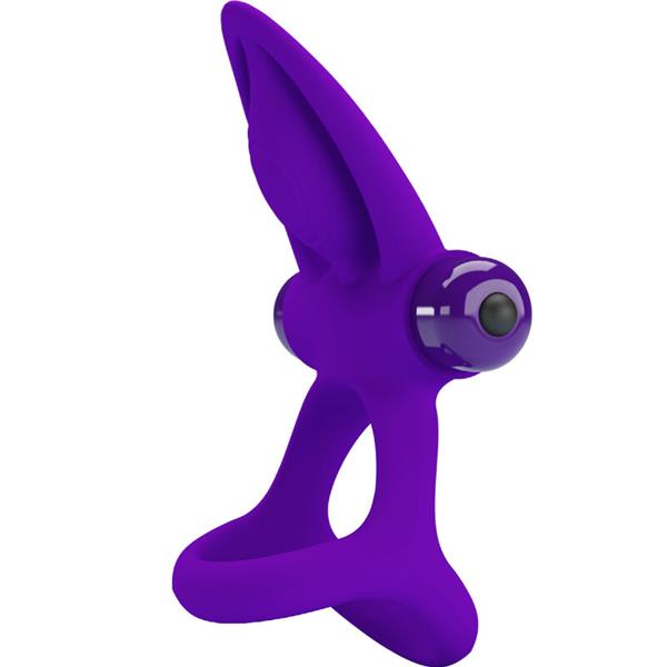 VIBRATOR RING 10 VIBRACIJ VIOLET SILIKON