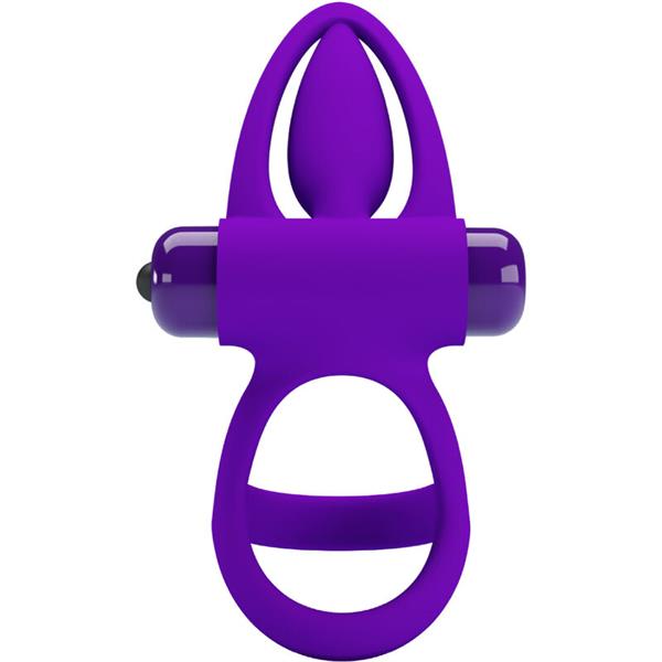 VIBRATOR RING 10 VIBRACIJ VIOLET SILIKON