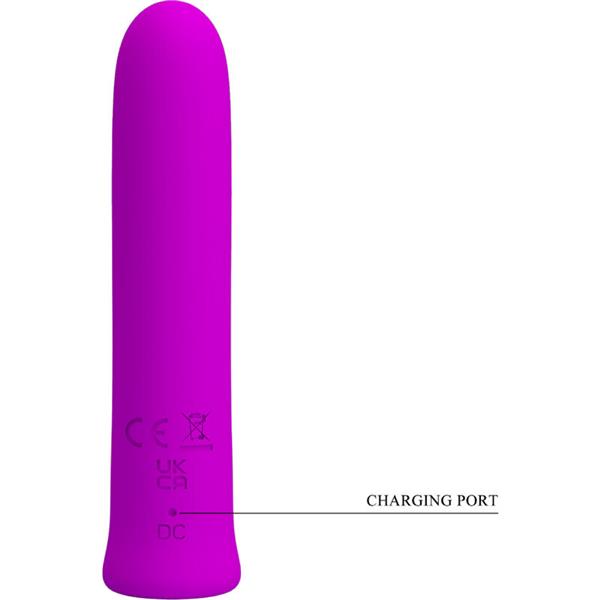 CURTIS MINI SUPER POWER VIBRATOR 12 VIOLET SILIKONSKIH VIBRACIJ