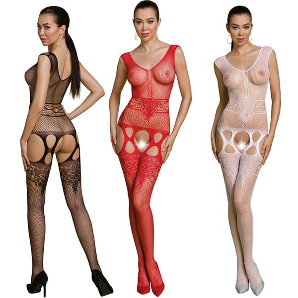 ECO COLLECTION BODYSTOCKING ECO BS014 BLACK