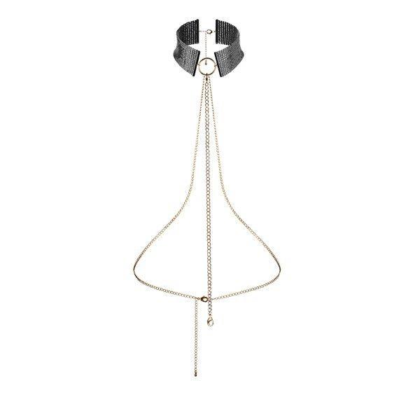 DÉSIR MÉTALLIQUE BLACK METALLIC NECKLACE