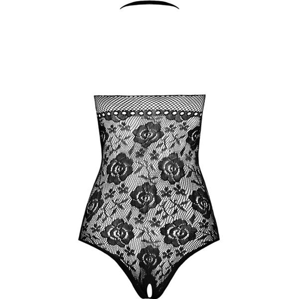 BS094 ČRNA BODYSTOCKING ENA VELIKOST