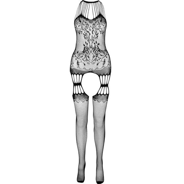 BS095 CRNI BODYSTOCKING JEDNA VELIČINA