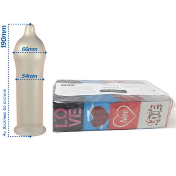 CONDOMS LOVE BAG 144 UNITS