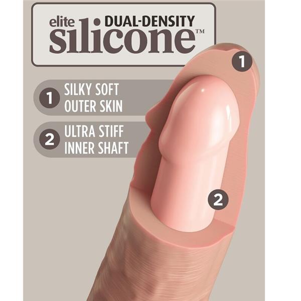 ELITE REALISTIC SILICONE DILDO 15.2 CM