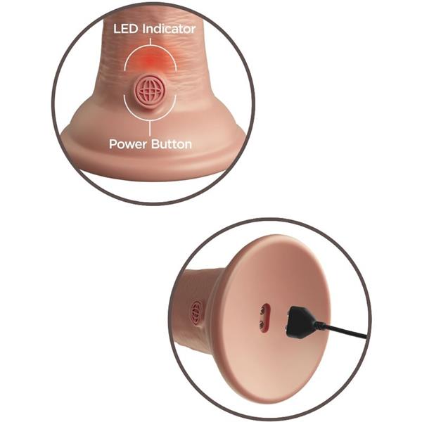 ELITE REALISTIČNI DILDO VIBRIRAJUĆI & SILIKON 15.2 CM