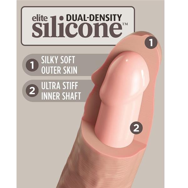 ELITE REALISTIČNI DILDO VIBRATOR & SILIKONSKA DALJINSKA NAPRAVA 23 CM