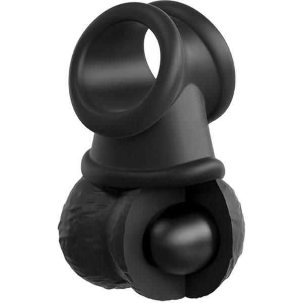 ELITE DELUXE PRILAGODLJIVI HARNESS KIT OBROČ Z MODRIMI IN DILDOM 20.3 CM