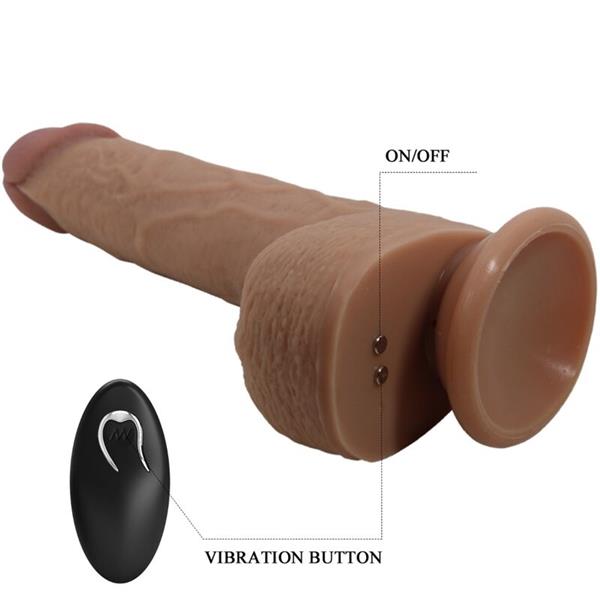 TOMMY REALISTIC DILDO VIBRATOR 22.5 CM