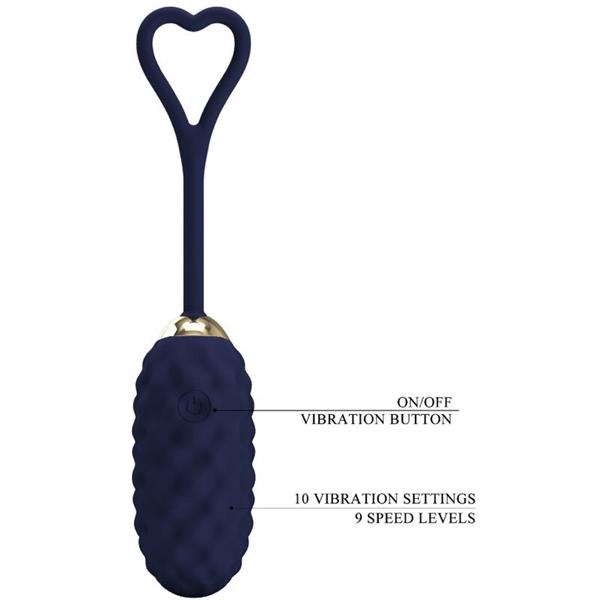 VIVIAN BLUE REMOTE CONTROL VIBRATING EGG