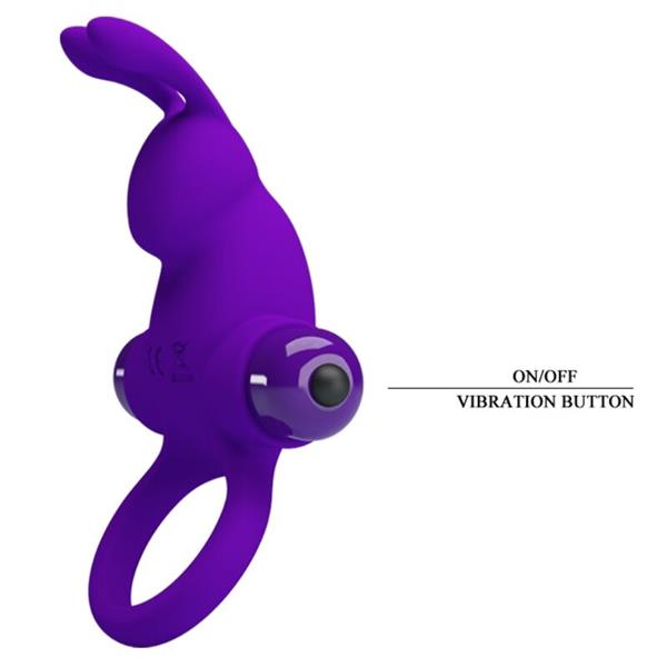 VIBRATOR RING I RABBIT ZA PURPLE PENIS