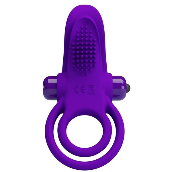PURPLE VIBRATING PENIS RING