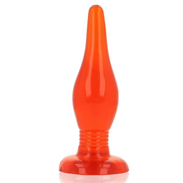 RED SOFT TOUCH ANAL PLUG 14.2 CM