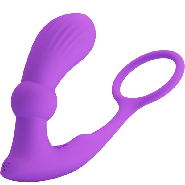 WARREN VIOLET ANAL RING & VIBRATOR