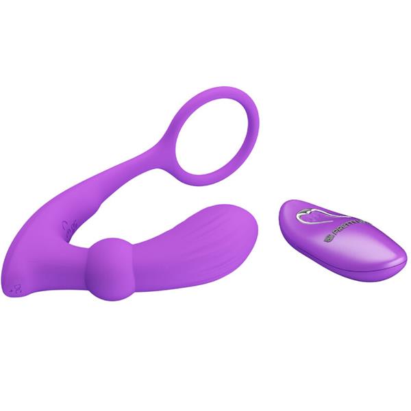 WARREN VIOLET ANAL RING & VIBRATOR