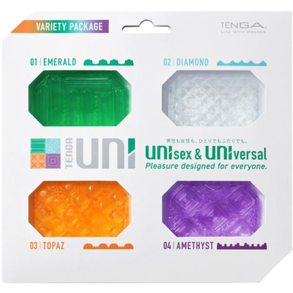 UNI VARIETY MASTURBATOR THIMBLE PACK 4 UNITS