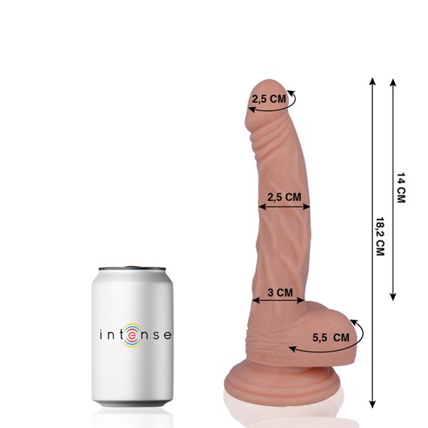 12 REALISTIC COCK 18.2 CM -O- 2.5 CM