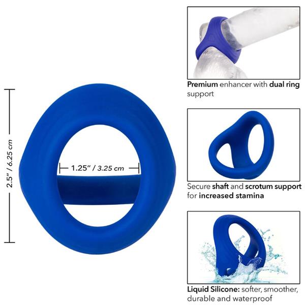 ADMIRAL COCK BALL DUAL RING BLUE